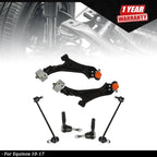 Set of 6 Lower Control Arms with Ball Joints for Equinox (2010–2017)
