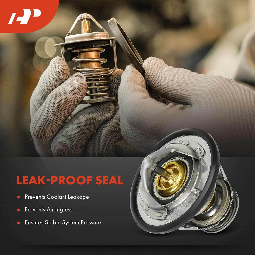 Engine Coolant Thermostat 88℃ for Kia Sorento Sedona Hyundai Santa Fe (2003–2020)