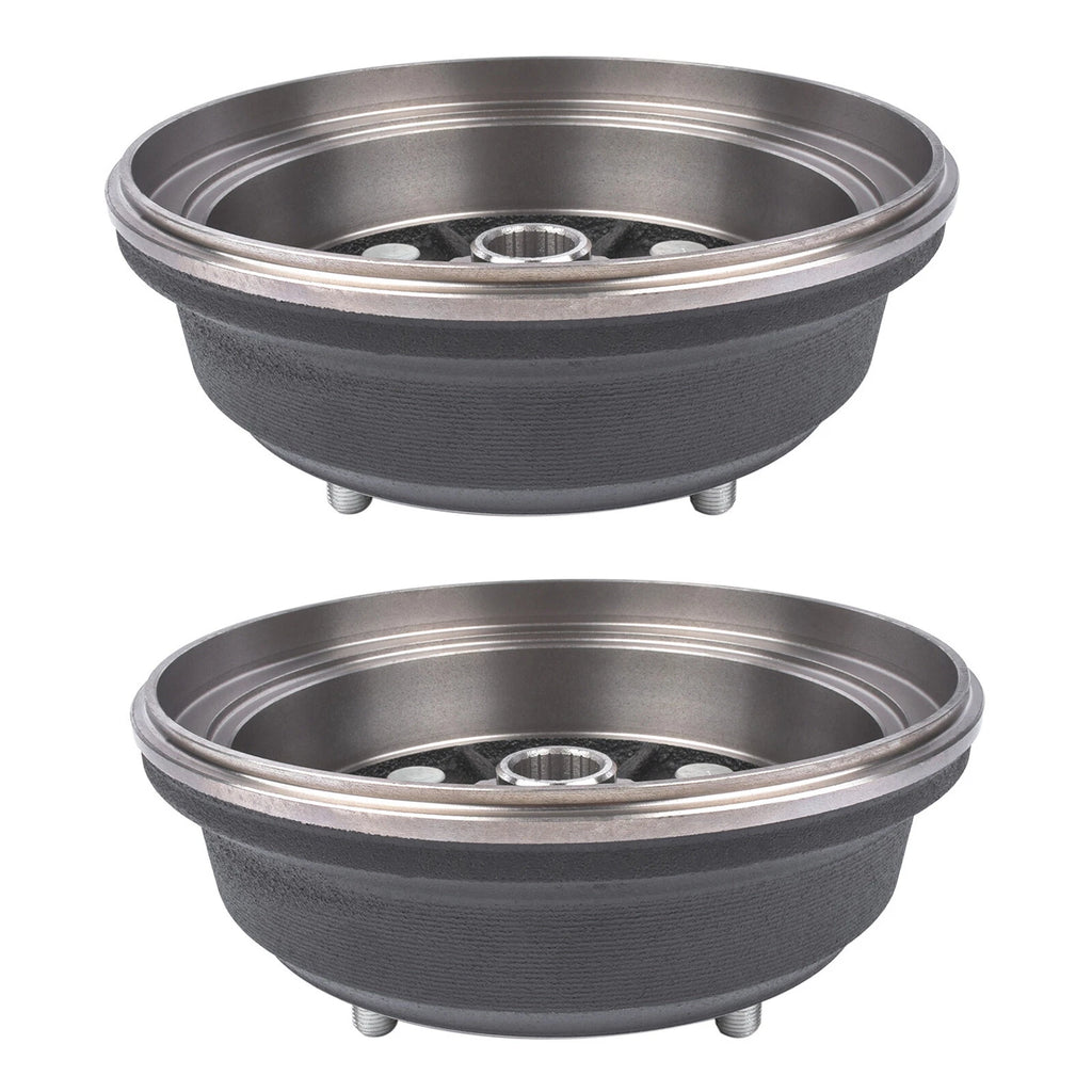 Pair Front Brake Drums for Kawasaki Mule 3000 3010 3020 4000 4010