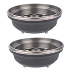 Pair Front Brake Drums for Kawasaki Mule 3000 3010 3020 4000 4010