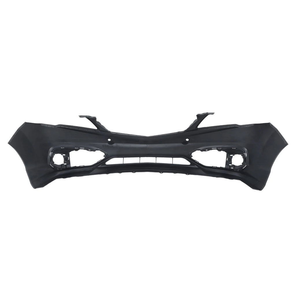 Front Bumper Cover for Acura RDX (2016-2018) with Sensor Holes, Black Plastic