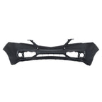 Front Bumper Cover for Acura RDX (2016-2018) with Sensor Holes, Black Plastic