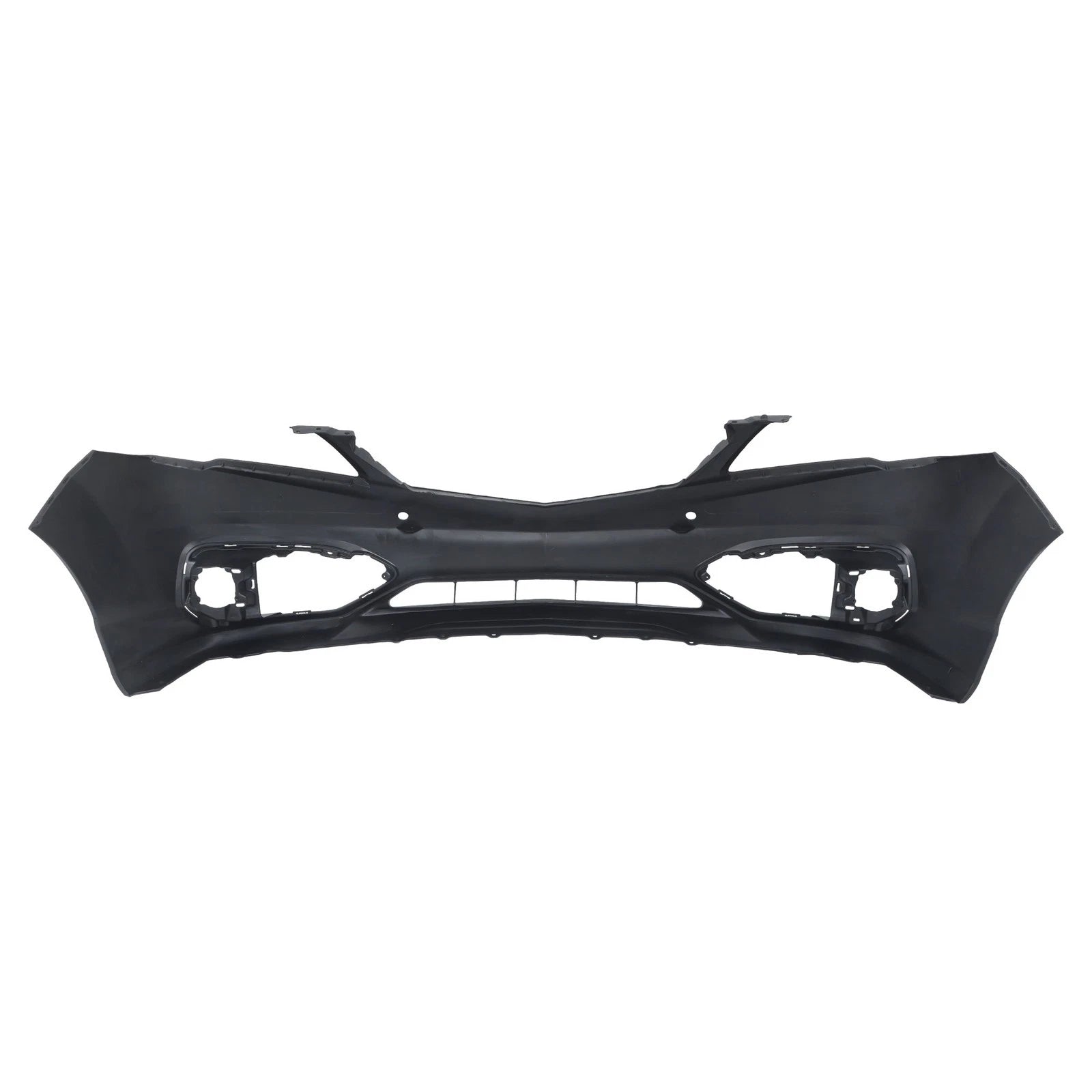 Front Bumper Cover for Acura RDX (2016-2018) with Sensor Holes, Black Plastic