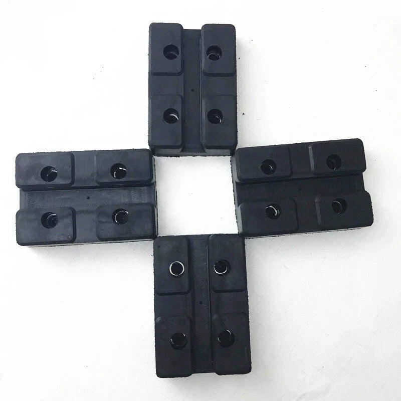 4 x Heavy Duty Rubber Arm Pads for Universal Car Auto Lift Truck Hoists