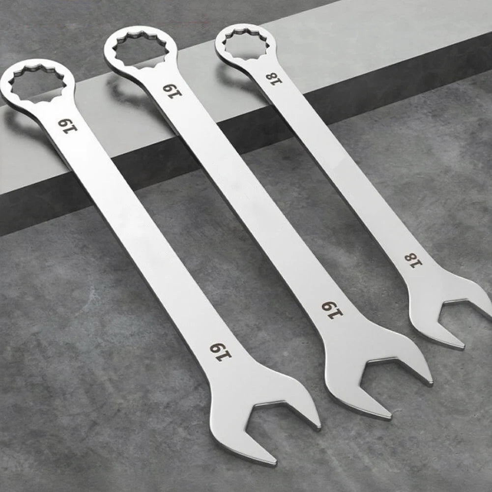 Open End Wrench Set of 3mm, 4mm, 32mm Low Profile Metric Spanner