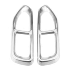 Silver Muffler Exhaust Pipe Output Cover Trim for BMW 7 Series G11 G12 (2016–2018)