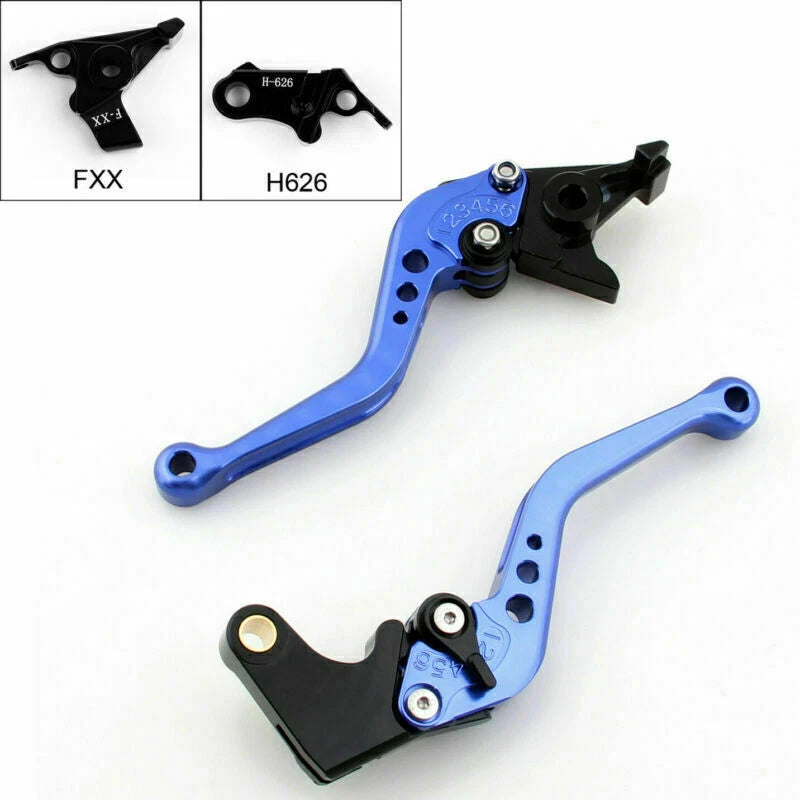 Short Brake Clutch Levers for Honda X-11 (1999–2002) Blue T9