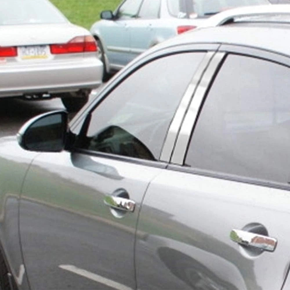 Pillar Post Trim 4pc Luxury Stainless Steel for Infiniti FX35 (2004–2008)