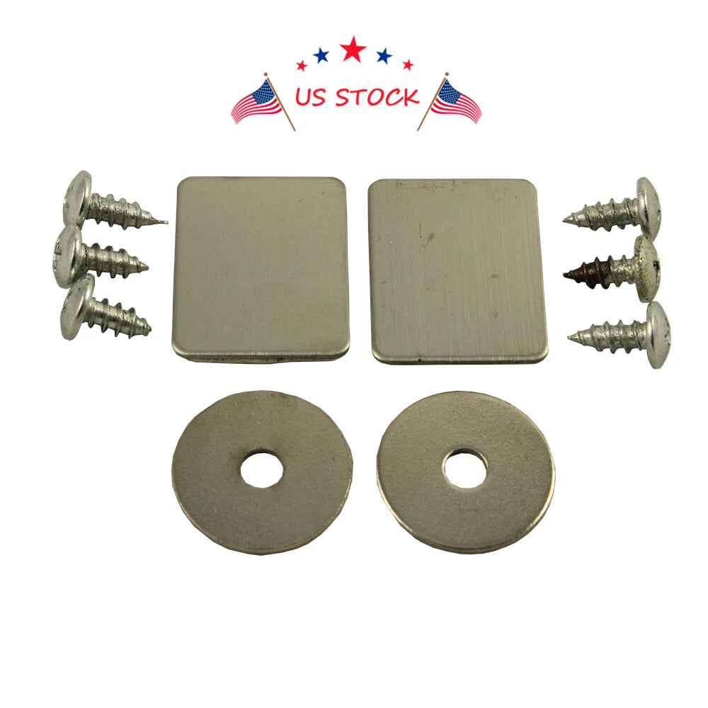 Set of 2 Stainless Chrome Door Poppers for Hot Rod (Year Range)
