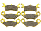 Front & Rear Brake Pads for Polaris Sportsman 800 EFI/Touring (2003–2011)