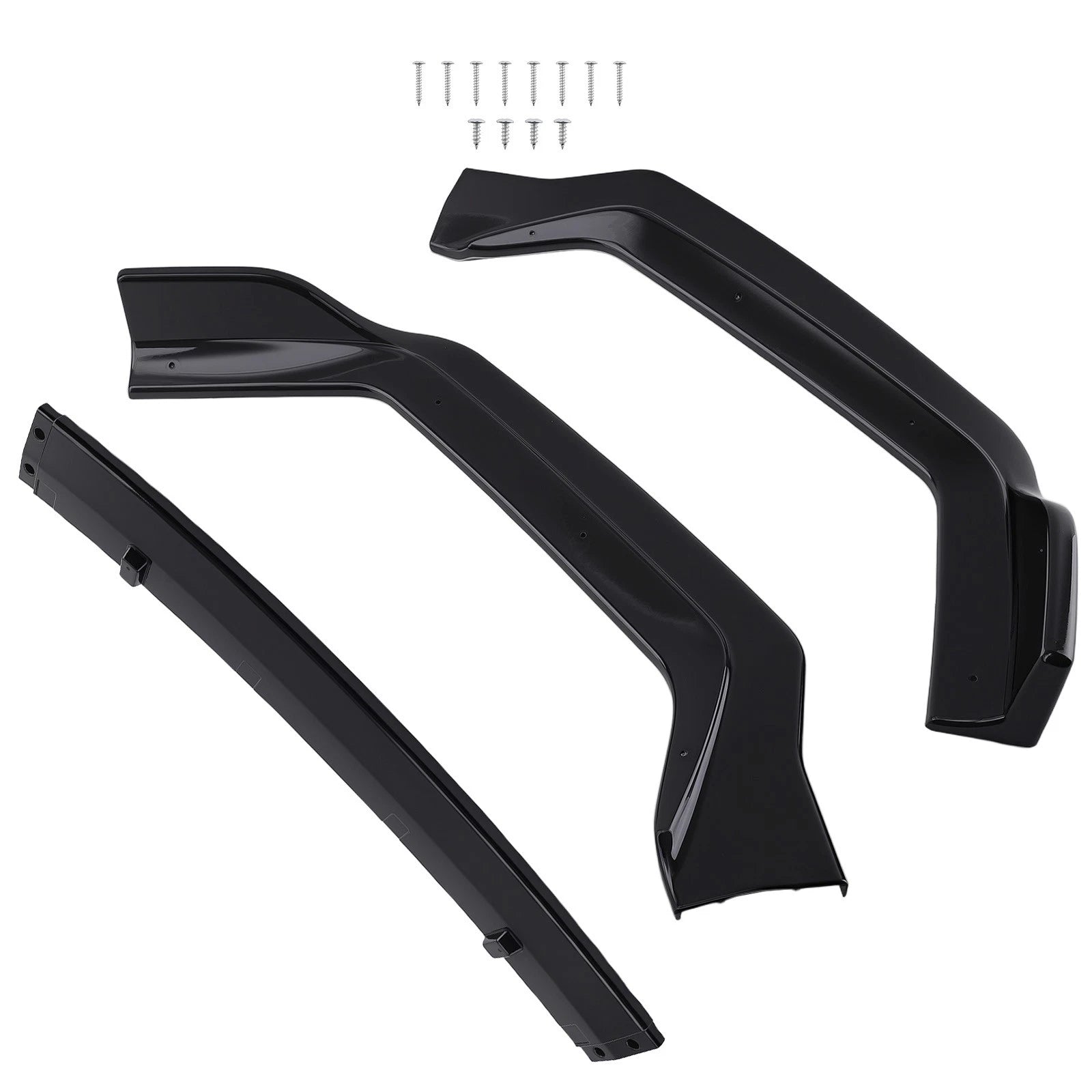 Gloss Black Front Valance Bumper Lip Kit for Infiniti Q50 (2018–2023)