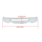 Set of 2 Chrome Split Front Bumpers for Ford F-150 Lincoln Mark LT (2006–2008)
