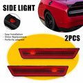 Smoked Red Rear Bumper Side Marker Light for Dodge Challenger (2008–2014)