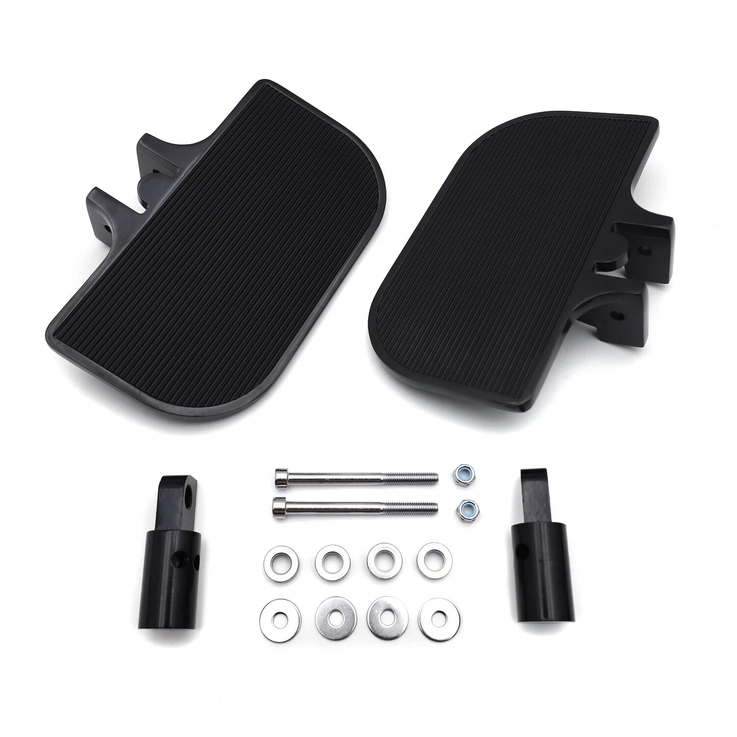 Black Floorboards for Harley Dyna Fat Bob/Low Rider/Street Bob/Super Glide (2006–2023)