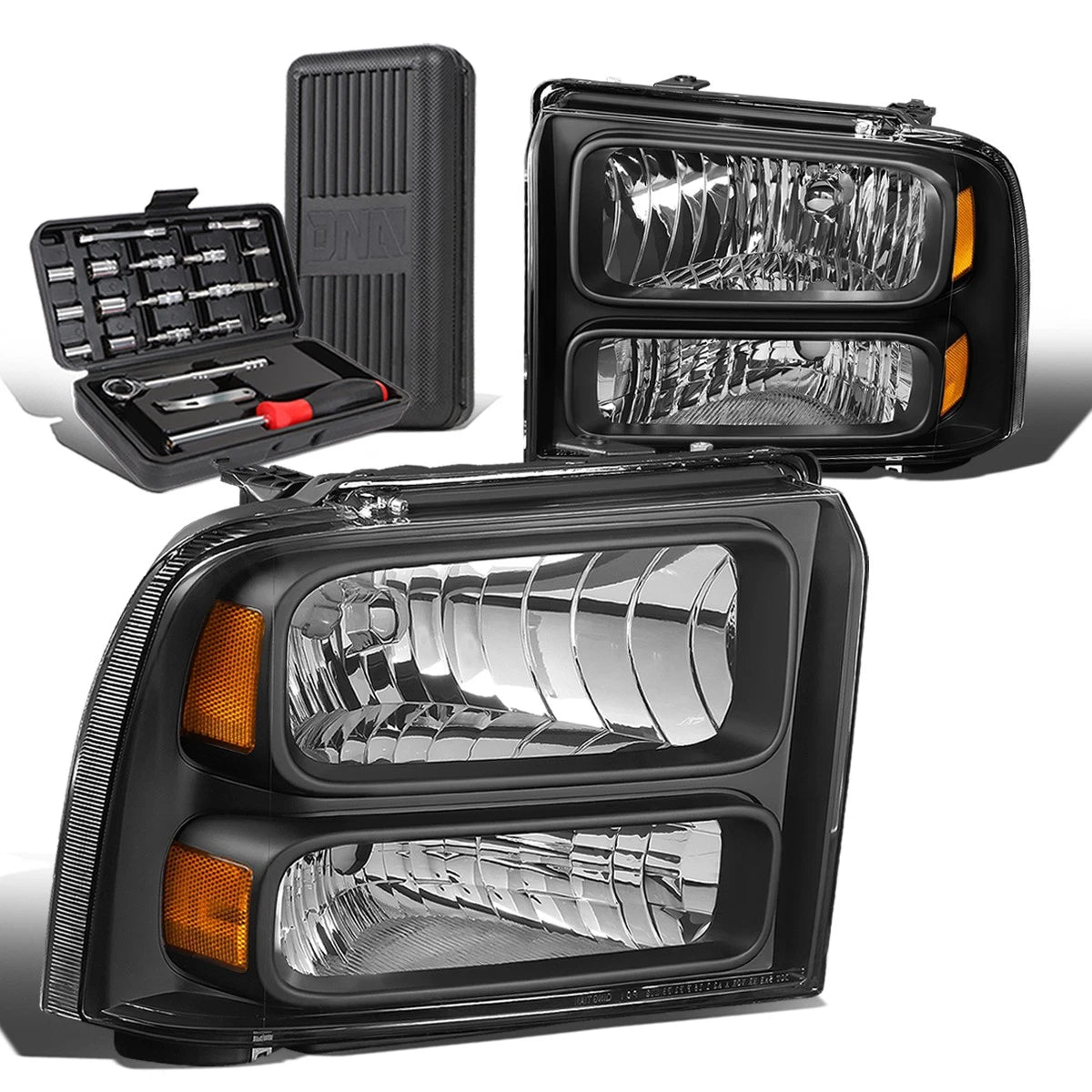 Pair of Corner Headlight Lamps for Ford Super Duty (2005–2007)