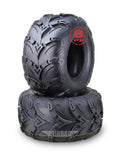 Set of 2 WANDA 8 Ply ATV Tires 22x10-9 for Honda Recon, Suzuki Ozark 250
