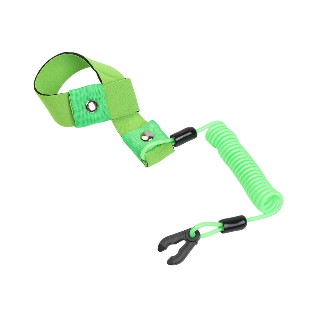 Boat Switch Lanyard for Marine Outboard Engines (Nylon, Floating, Green)
