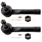 2X Front Outer Tie Rod Ends for Chevy Silverado 1500 2500 (1999–2000)