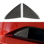 Carbon Fiber Front Grille Grill Cover Trim for Mazda 3 Axela (2014–2016)