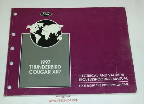 Electrical Vacuum & Service Manual Set for Thunderbird Cougar (1997)