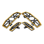 Driver Passenger Floorboard Foot Pegs for Harley Touring (1986-2023)