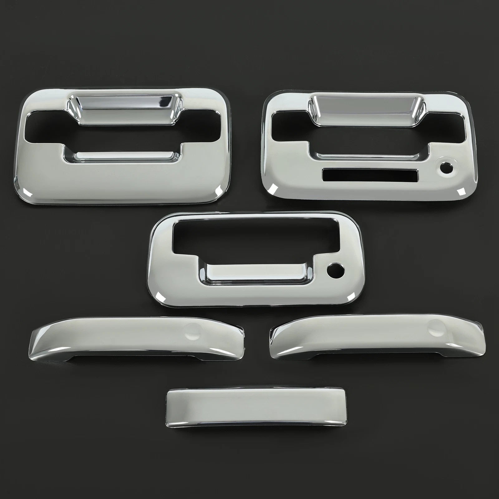 Set of 4 Chrome Door & Tailgate Handle Covers for Ford F150 (2004–2014)