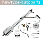 28" Chrome Tilt Steering Column & Adapter for Universal Applications