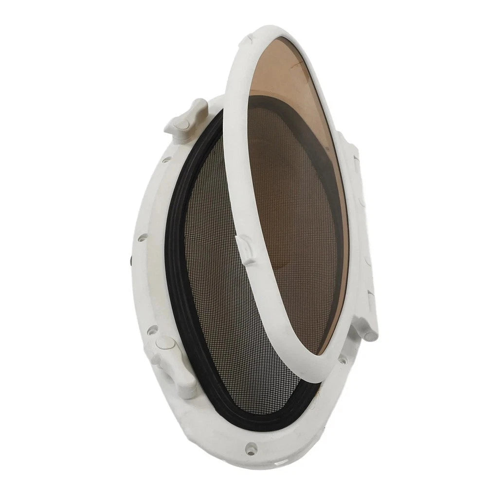 Oval Porthole Window 470x210mm Inward Opening Waterproof for Boat RV