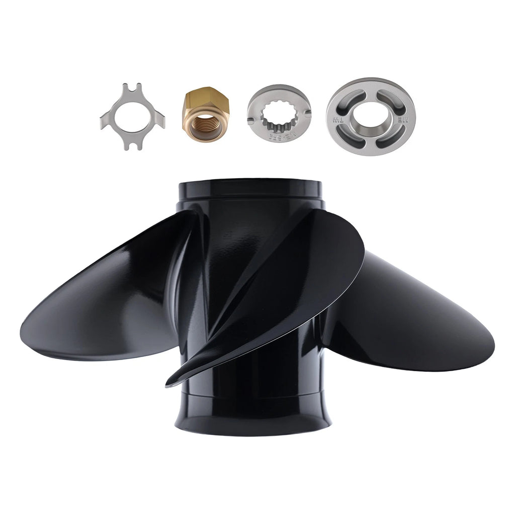 Set of 4 Blade Aluminum Propellers for Mercury 40-140HP