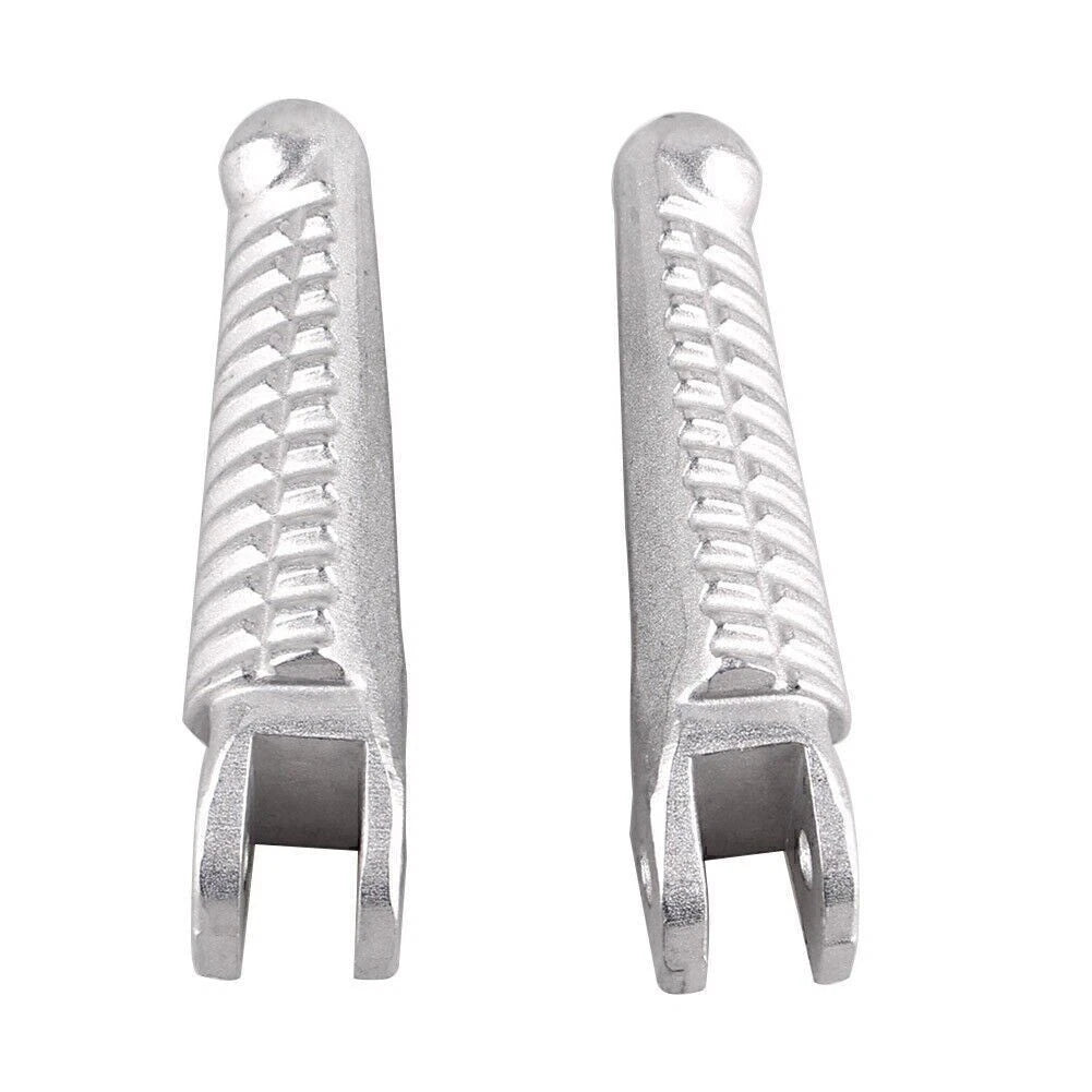 Set of 2 Front Foot Pegs for Ducati 848 1098 1198 (2008–2013) Silver