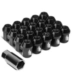 20Pc J2 7075 Forged Aluminum M12x1.25 Close-End Lug Nut Set w/Adapter Key