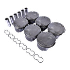 Set of 6 Pistons & Rings for BMW E46 E39 E60 E61 Z4 (1998-2006)