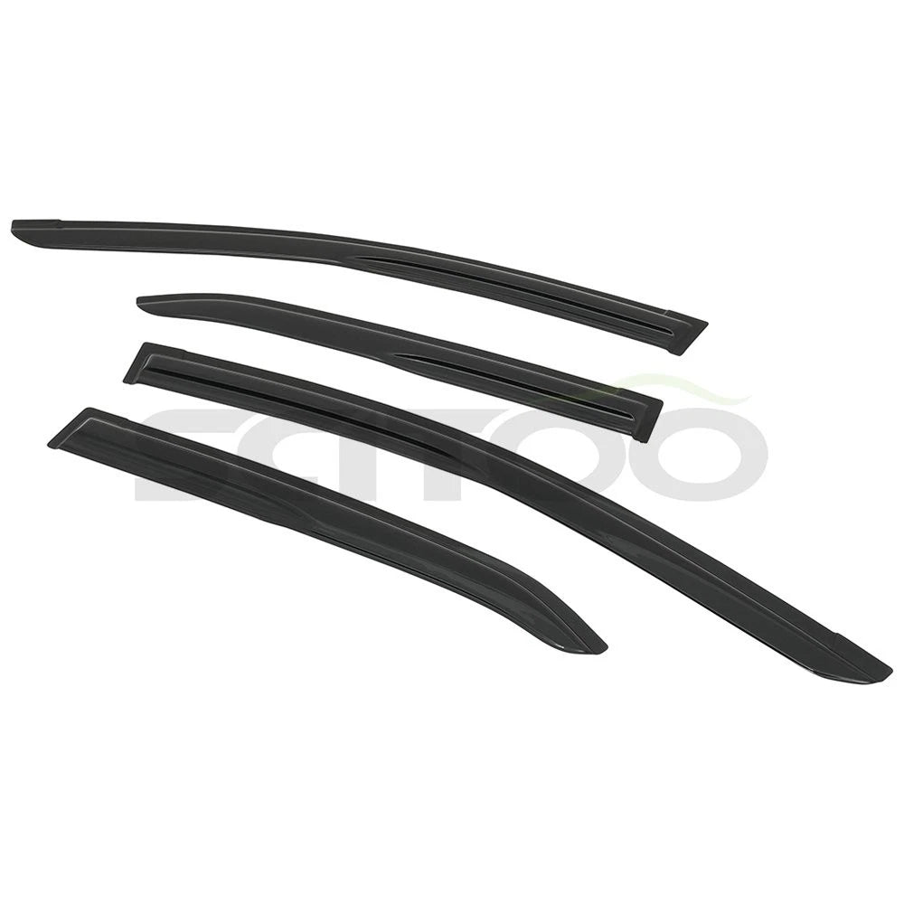 Set of 4 Window Visor Shade Vent Rain Guards for Toyota Corolla (2014–2019)