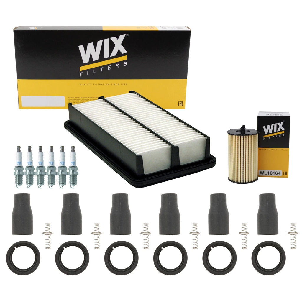 Tune Up Kit with NGK 6 Spark Plugs & Coil Boot for Kia Sedona (2006–2014)