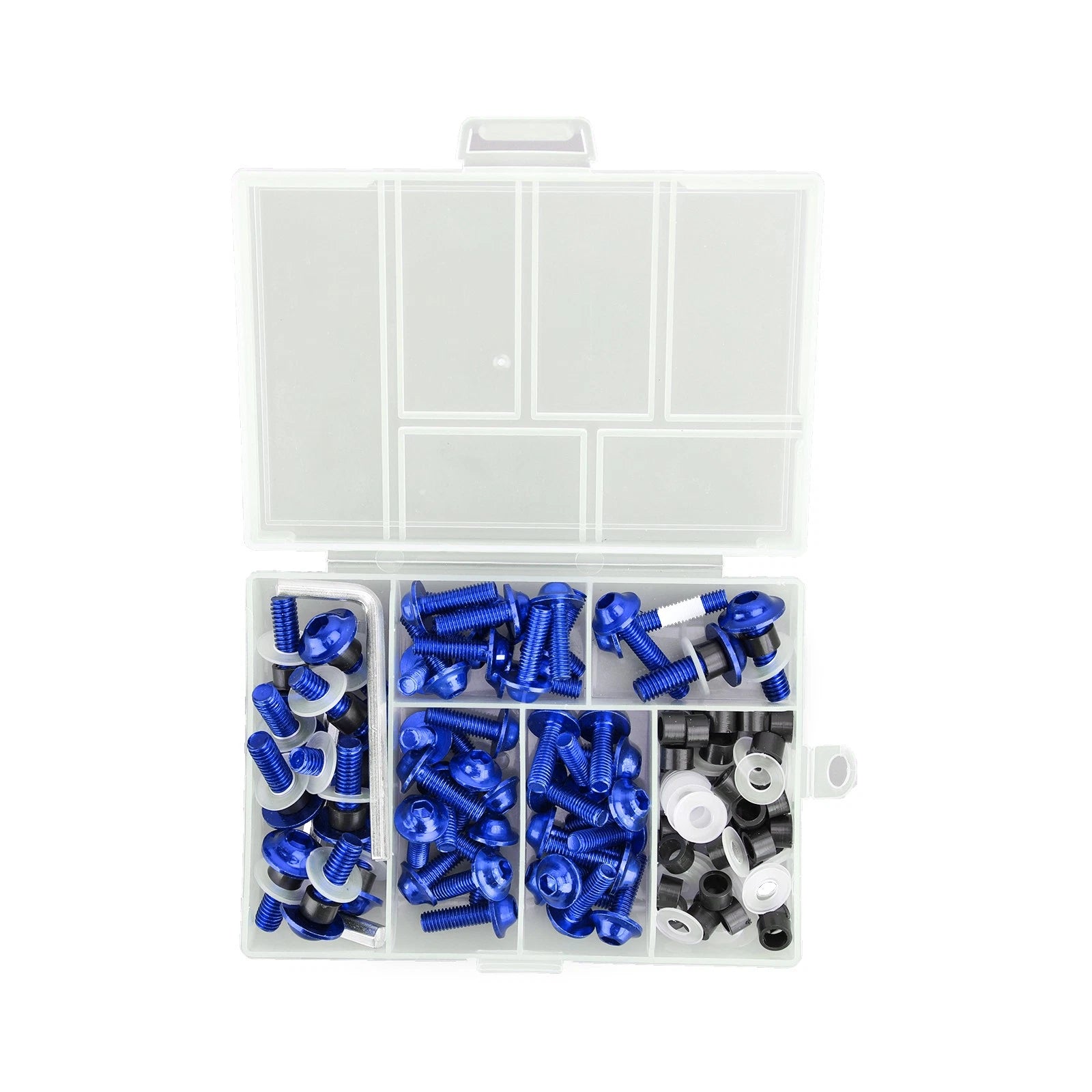 158pcs Fastener Clip Screw Kit for Universal Motorbike (All Years)