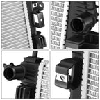 Aluminum Radiator for GMC Terrain, Chevy Equinox 1.5/2.0L Turbo (2018–2026) DPI 13691