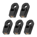 5 Pieces Remote Cable Ends for Marine Outboard Motors (Black)