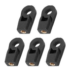 5 Pieces Remote Cable Ends for Marine Outboard Motors (Black)