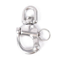1pcs / 70mm / Marine Grade 316 Stainless Steel Snap Shackle With Swivel Bail