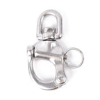1pcs / 70mm / Marine Grade 316 Stainless Steel Snap Shackle With Swivel Bail