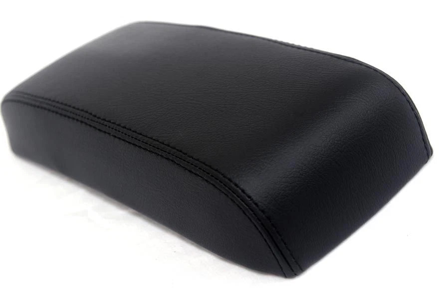 Center Console Lid Armrest Cover for Dodge Journey (2009–2010) Black Leather