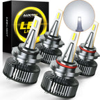 9005 9006 LED Headlight Bulbs for AUXITO (32000LM, High Low Beam)