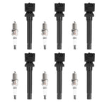 6pcs Ignition Coils + Spark Plugs Set for Suzuki Grand Vitara (2006–2008)