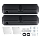 Aluminum Valve Covers for Ford 289 302 351W 5.0L (1962–1985) Black Finned