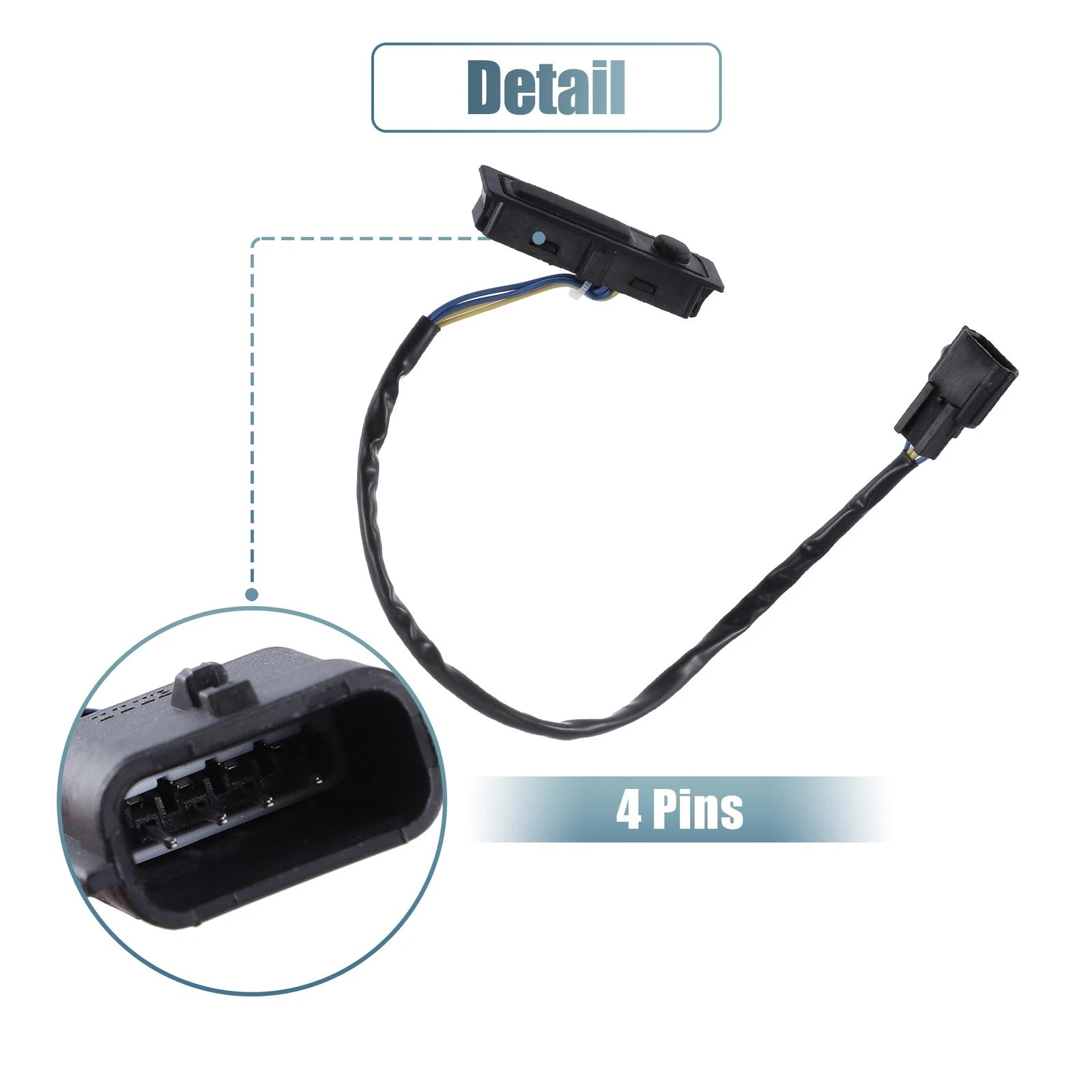 Rear Trunk Tailgate Switch for Nissan Rogue (2017–2022) 253804EA0A