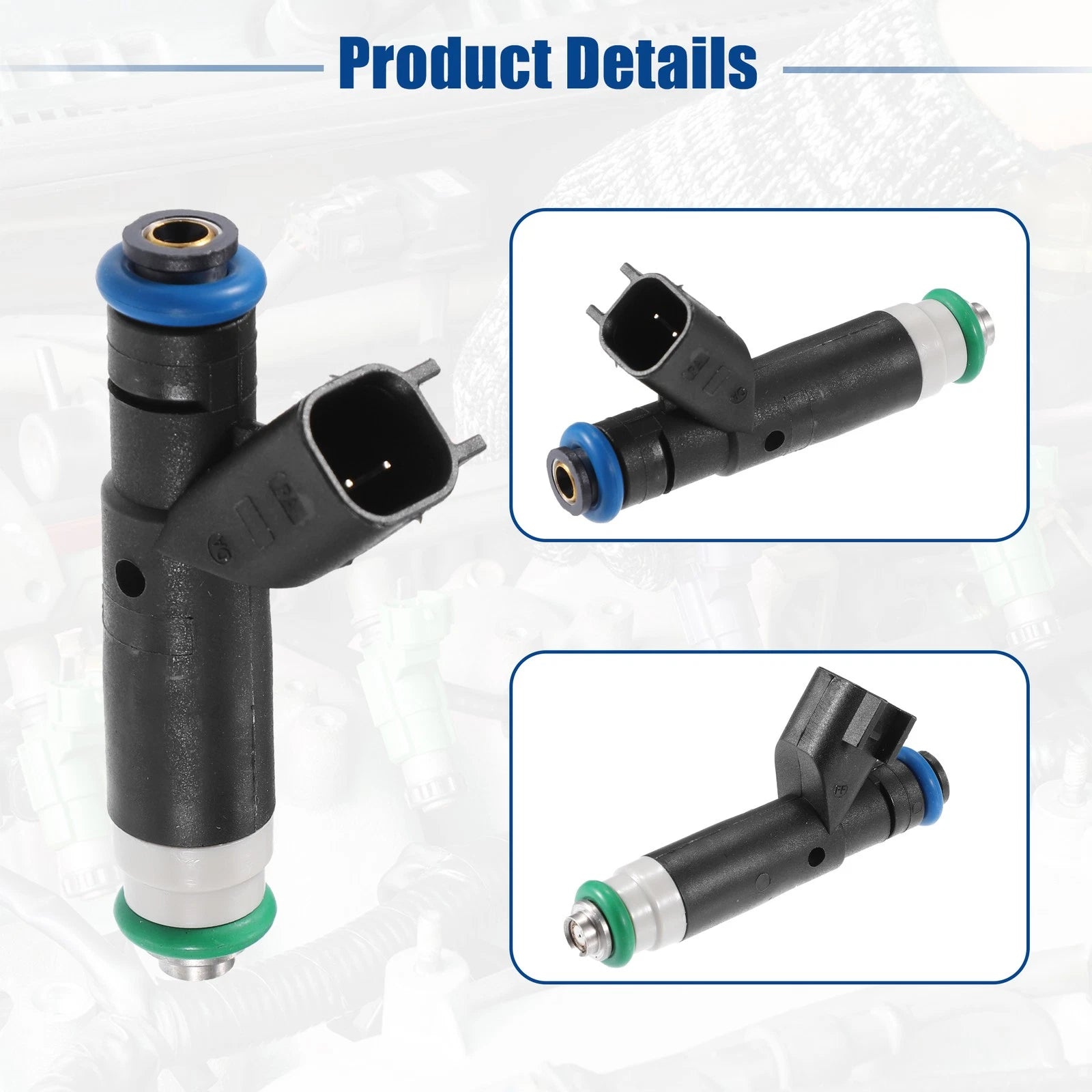 Set of 6 Fuel Injector Nozzles for Ford Freestar (2006–2007) 6F2Z-9F593-BA