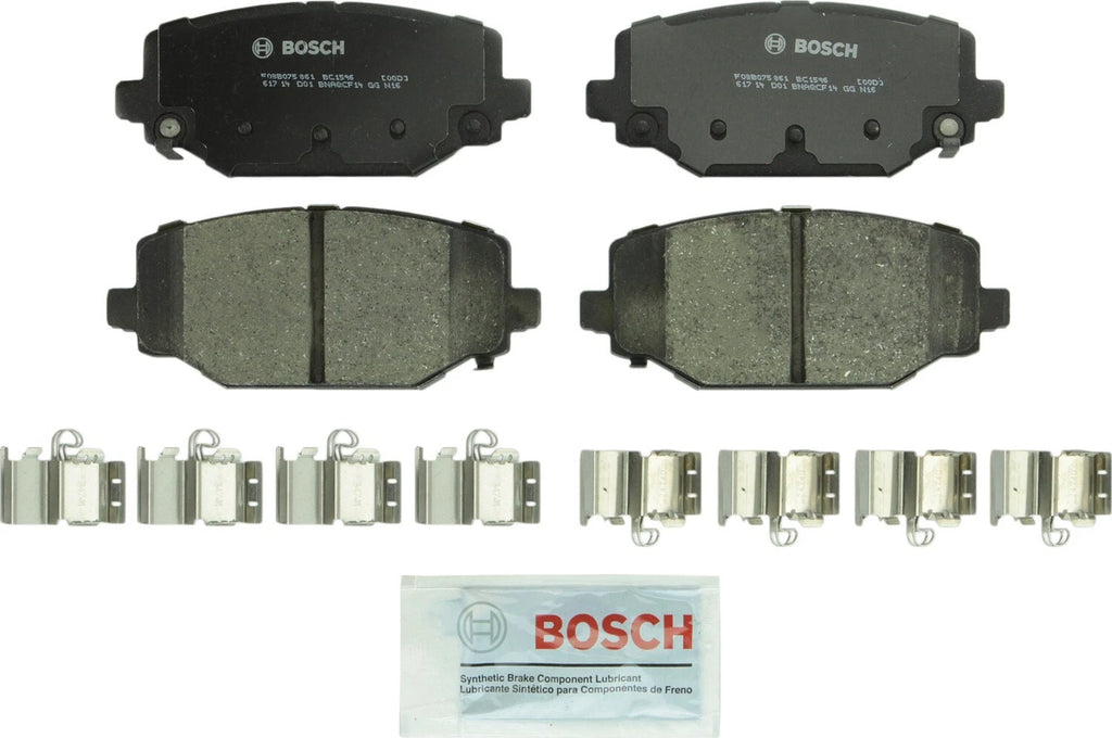 Rear Brake Kit Set of 4 Disc Rotors & Ceramic Pads for Chrysler Dodge Ram VW