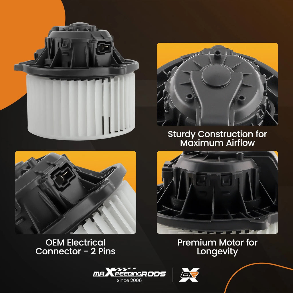 HVAC Blower Motor with Fan Cage for Kia Sorento (2015–2018) & Hyundai Santa Fe (2015–2018)