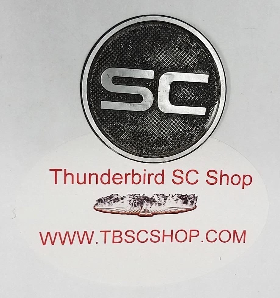 Steering Wheel Insert Horn Pad SC Badge for Ford Thunderbird (1989–1993)
