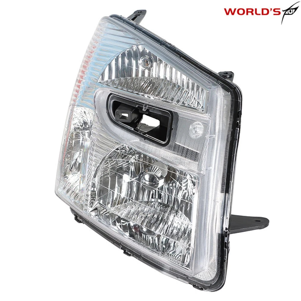 Right Headlight for Chevy Equinox (2005–2009) Halogen Chrome Housing Clear Lens